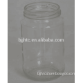 round and transparent ombre candle jars